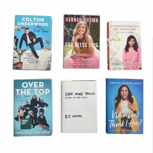 Hardcover Autobiography Books (2 for $14) 📚 | Signed Copy Available ✍️